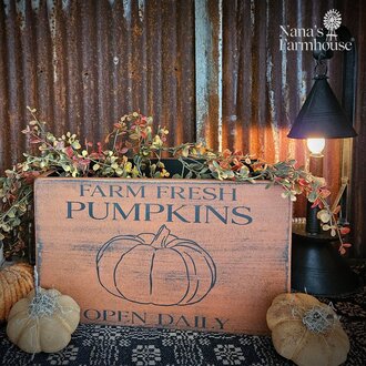 Farm Fresh Pumpkins Box