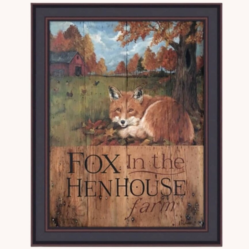 Fox In the Hen House by Terri Palmer - 18" x 24"