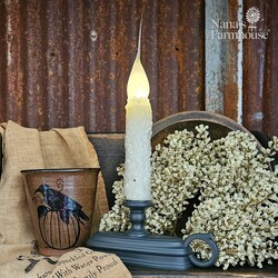 Window Taper Candle Dusk To Dawn - Tapioca