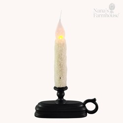 Window Taper Candle Dusk To Dawn - Tapioca