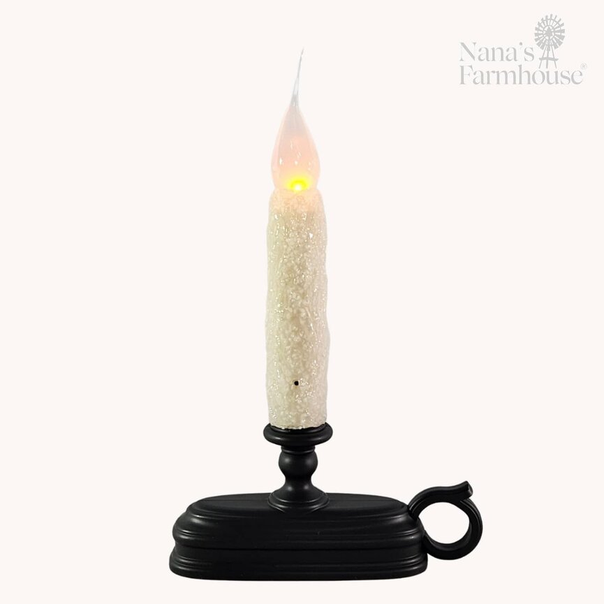 Window Taper Candle Dusk To Dawn - Tapioca