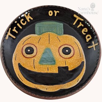Trick Or Treat Plate - 7.5"