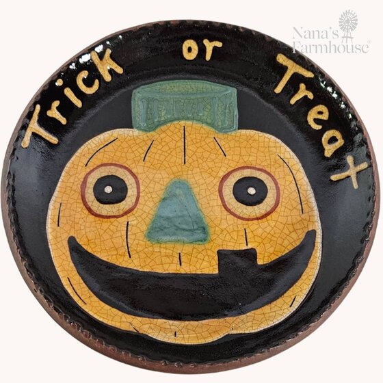Trick Or Treat Plate - 7.5"