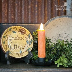 Moving Flame Silicone Taper - 5"