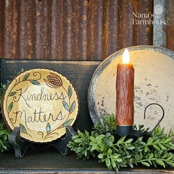 Moving Flame Silicone Taper - 5"