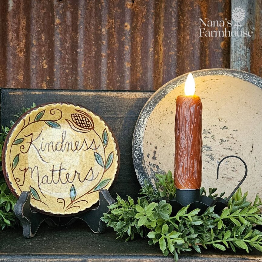 Moving Flame Silicone Taper - 5"