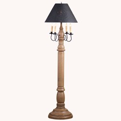 General James Floor Lamp with Textured Black Shade