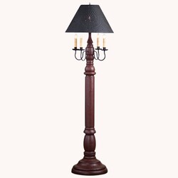 General James Floor Lamp with Textured Black Shade