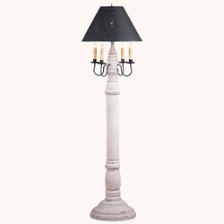 General James Floor Lamp with Textured Black Shade