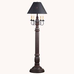 General James Floor Lamp with Textured Black Shade