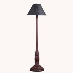 Brinton House Floor Lamp with Textured Black Shade