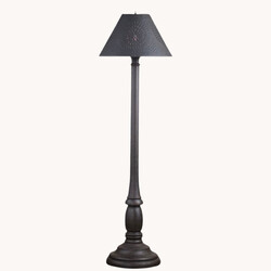 Brinton House Floor Lamp with Textured Black Shade