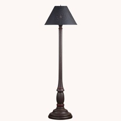 Brinton House Floor Lamp with Textured Black Shade