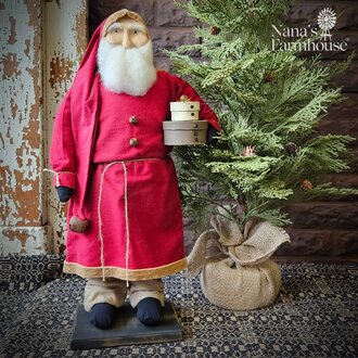 Santa Red Coat with Pantry Boxes