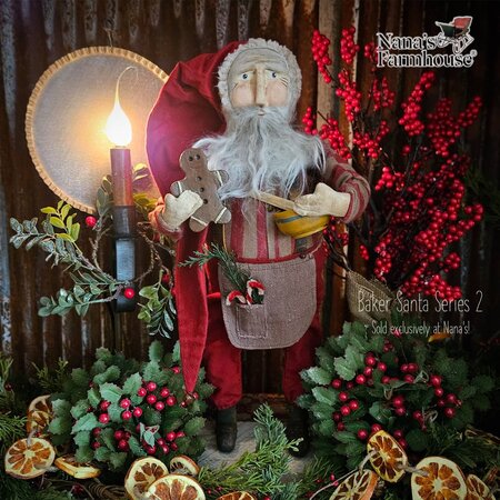 Handcrafted by Michelle | Primitive Santas | Nana's Farmhouse