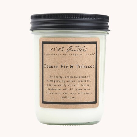 1803 Fraser Fir & Tobacco Candle
