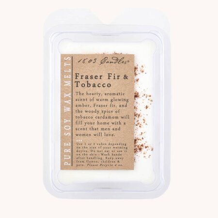 1803 Fraser Fir & Tobacco Soy Melter