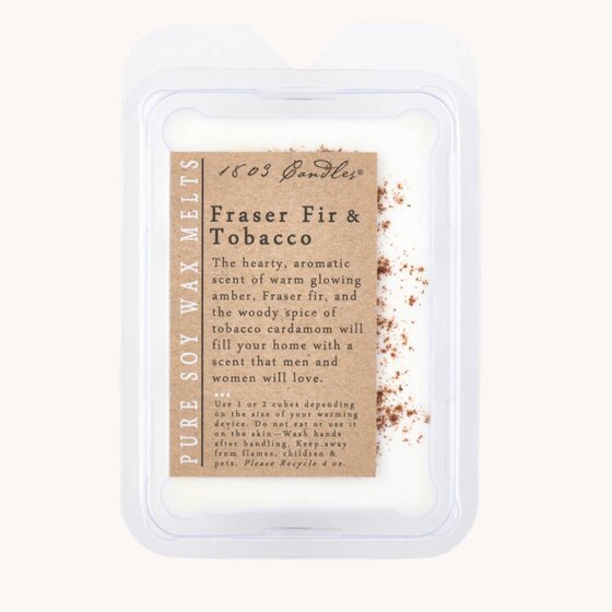 1803 Fraser Fir & Tobacco Soy Melter