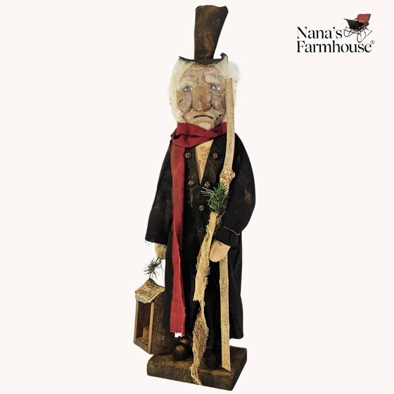 Scrooge Doll Lantern with Light - 24"
