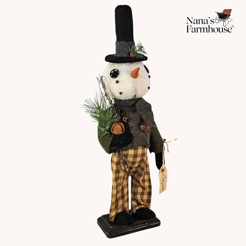 Cooper Snowboy Brown Checked Pants & Greenery - 19"