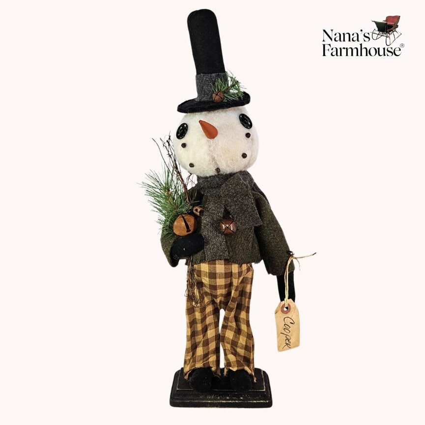 Cooper Snowboy Brown Checked Pants & Greenery - 19"