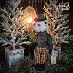 Cooper Snowboy Brown Checked Pants & Greenery - 19"