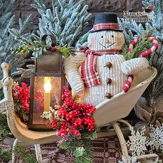 Chesty Snowman Doll