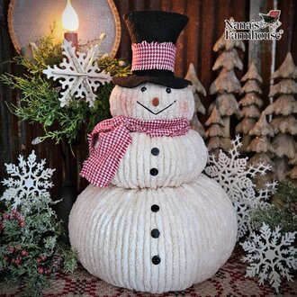 Chenille Stacked Snowman - Large