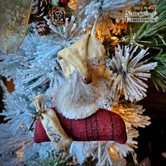Scrooge Ornament -  6"