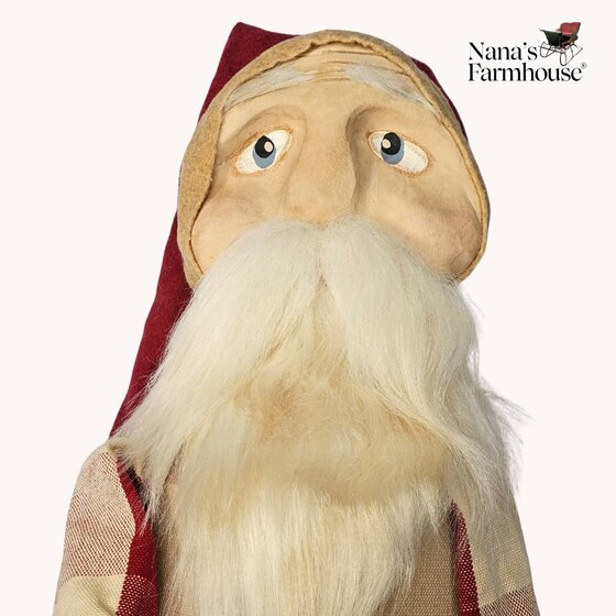Pencil Santa Holding Taper Holder - 21"