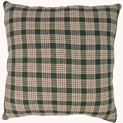 Poinsetta Wool Applique Pillow - 9" x 9"