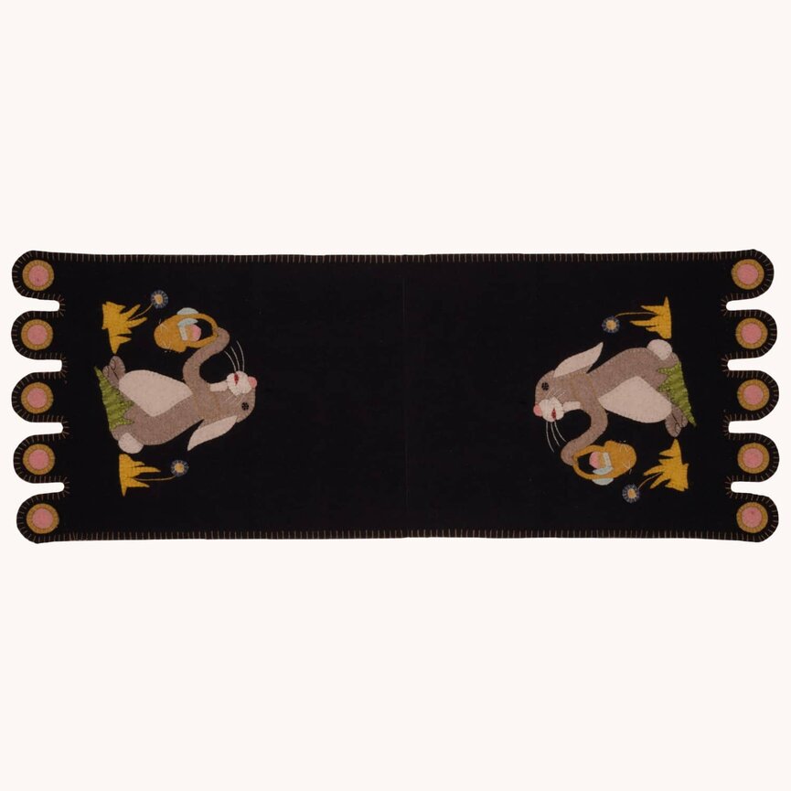 Bunny And a Basket Table Runner - 14" x 36"