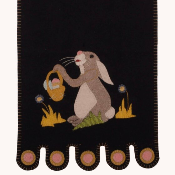 Bunny And a Basket Table Runner