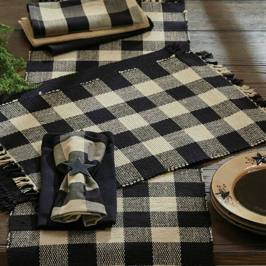 Wicklow Black Place Mat - 13x19