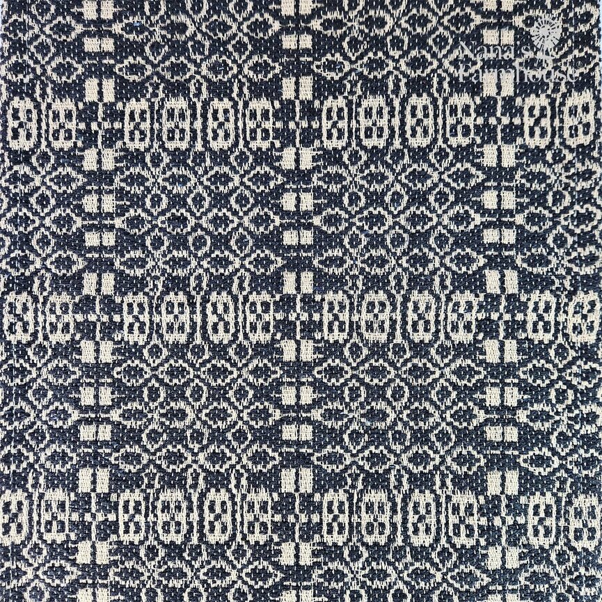 Wentworth Black Linen Short Runner - 14" x 32"