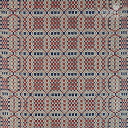 Smithfield Red Blue Tan Short Runner - 14" x 32"