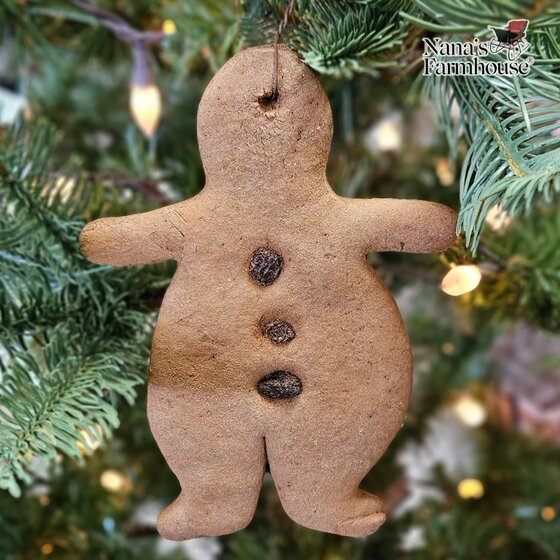 Dough Gingerbread Ornament