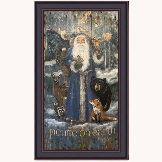Blue Santa by Terri Palmer