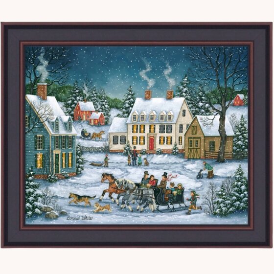 Dashing Through The Snow Print