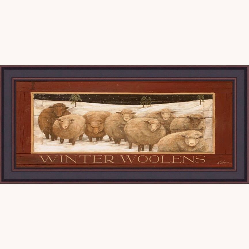 Winter Woolens by Terri Palmer - 12" x 30"