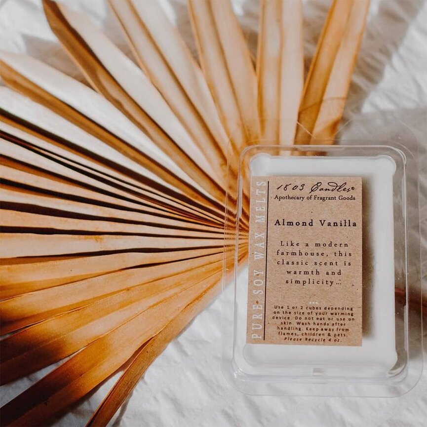 1803 Candles Almond Vanilla Soy Melter 4oz