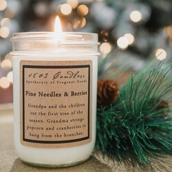 1803 Candle Pine Needles & Berries - 14oz