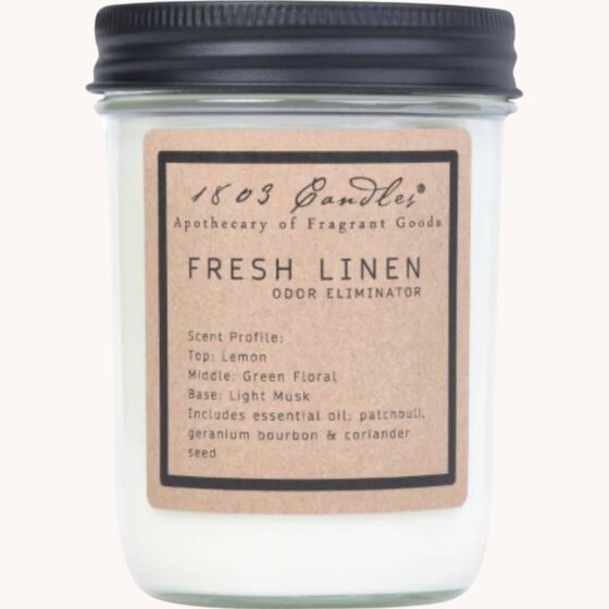 1803 Fresh Linen Candle