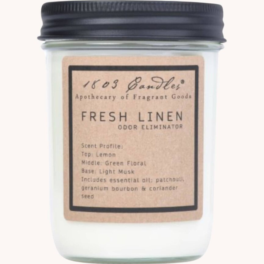 1803 Fresh Linen Candle