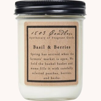1803 Basil & Berries Candle