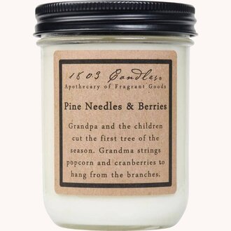 1803 Pine Needles & Berries Candle
