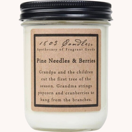 1803 Pine Needles & Berries Candle