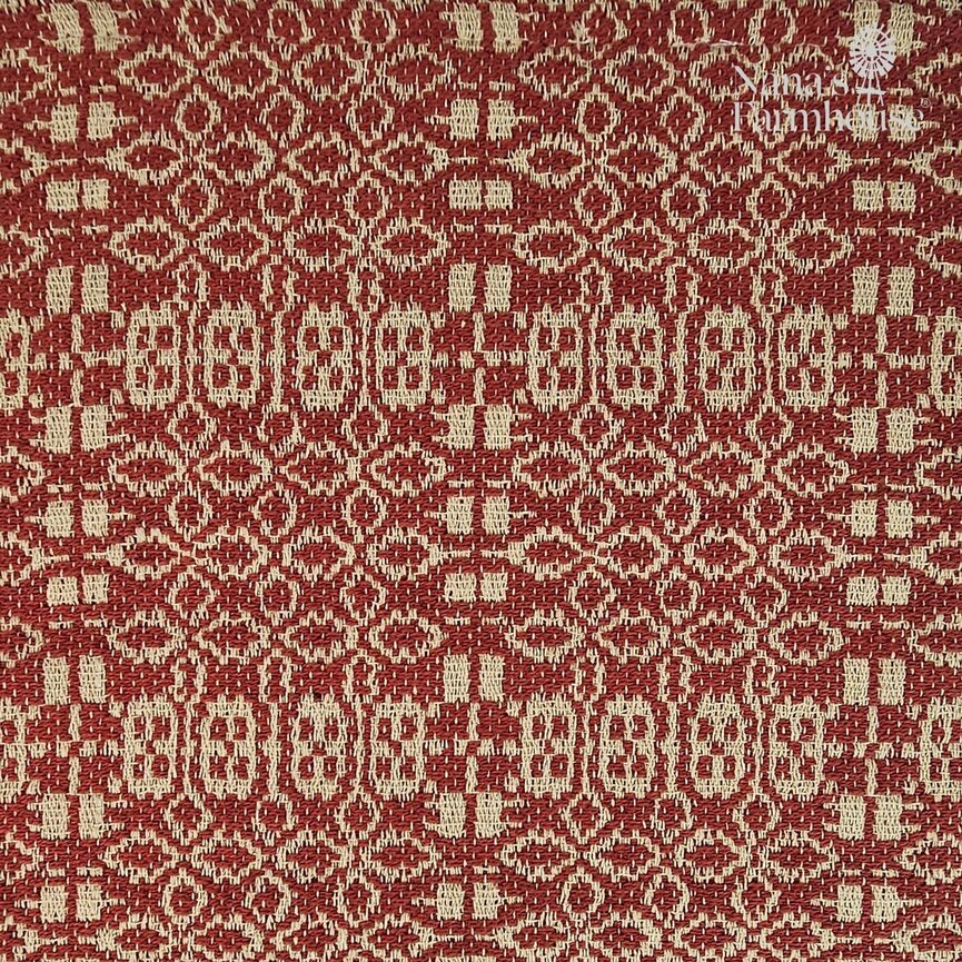 Wentworth Red Linen Long Runner - 14"  x 56"