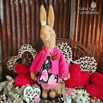 Kisses Girl Rabbit Doll