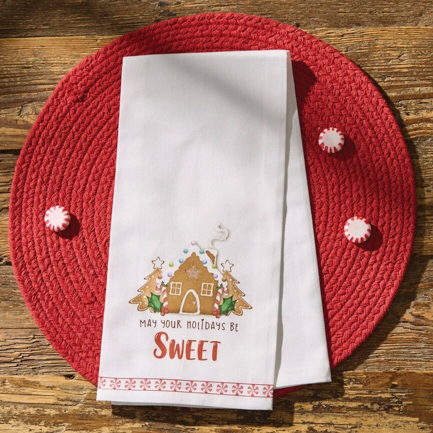 Holidays Be Sweet Dishtowel - 18" x 26"